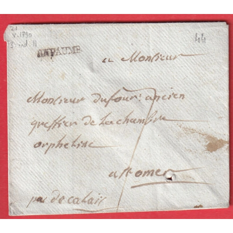 MARQUE BAPAUME LN°3 PAS DE CALAIS ST OMER INDICE 11