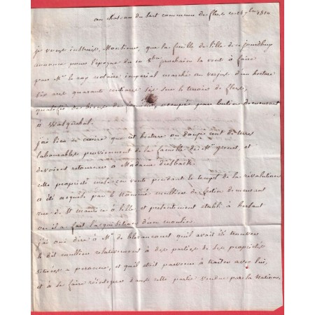 DEBOURSE DEB DE ST GN  ST GERMAIN EN LAYE SEINE ET OISE 1810 INDICE 17 / 61 ARRAS PAS DE CALAIS BEAUMONT SUR SARTHE