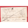 CURSIVE 69 FAVERNEY + MARQUE P69P VESOUL HAUTE SAONE 1831 GUEBWILLER HAUT RHIN RARE COMBINAISON