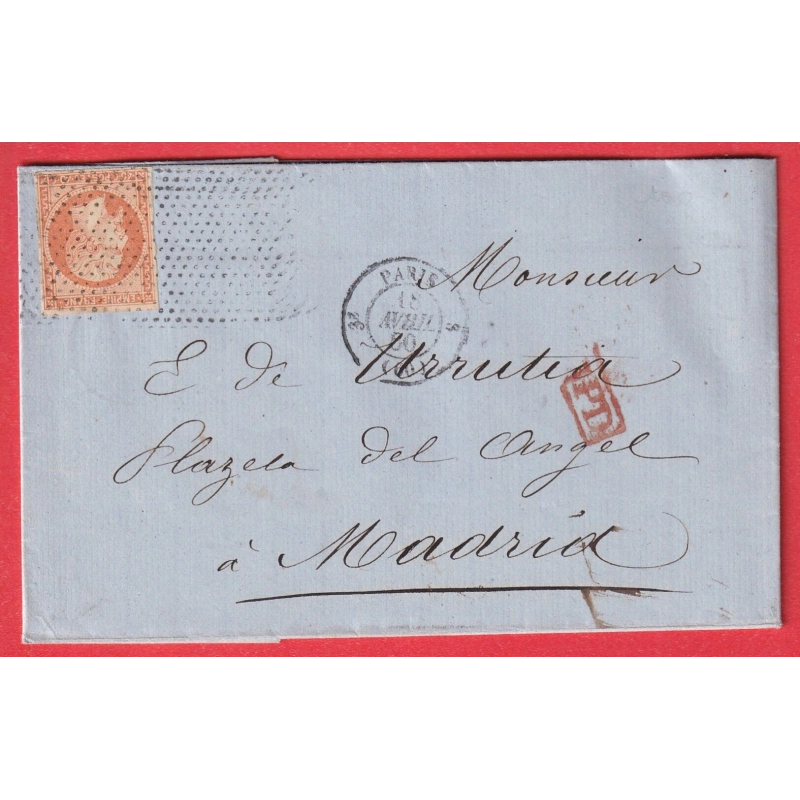 N°16 TTB POINTILLE FINS PARIS 3E 60 8 MADRID ESPAGNE