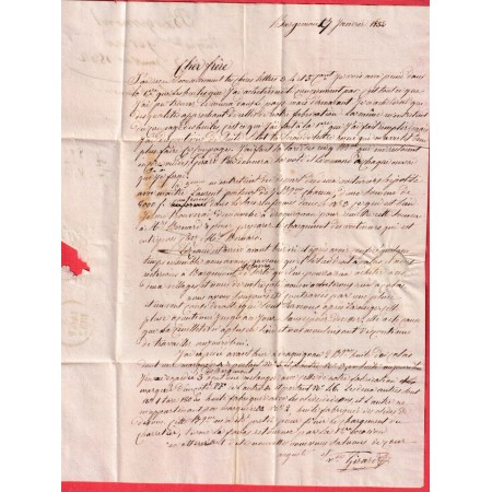 CURSIVE 69 FRESNES ST MAMES HAUTE SAONE BOITE RURALE A TRECOURT ET VELLEXON POUR ST LOUP