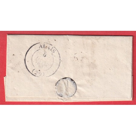 CAD TYPE 12 CALVISSON GARD DECIME + BOITE RURALE D " A LA CAMPAGNE "LE VIGAN