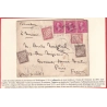 WASHINGTON ETATS UNIS 1898 DOUBLE TAXE A 30C TYPE DUVAL PARIS