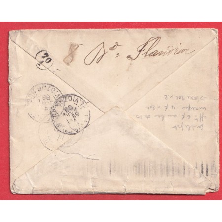 WASHINGTON ETATS UNIS 1898 DOUBLE TAXE A 30C TYPE DUVAL PARIS