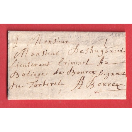 LETTRE DE DIJON COTE D'OR DE 1683