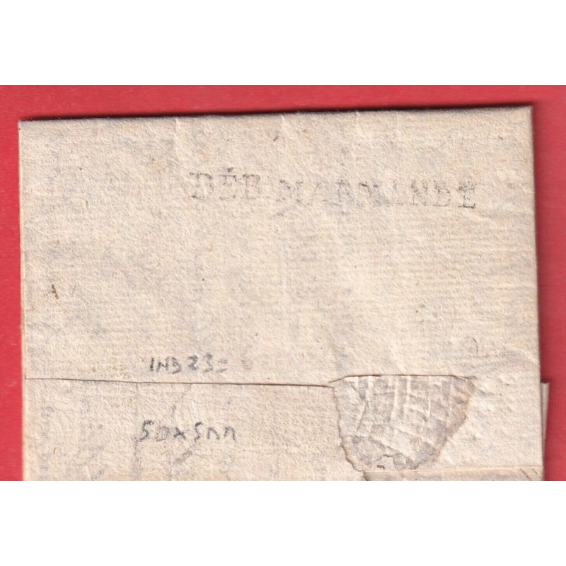 DEBOURSE DEB MARMANDE LOT ET GARONNE 1797 RARE INDICE 23 DEPART AGEN