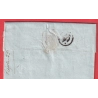 MARQUE 1 ST GENIX AIN LETTRE ACHEMINEE DE GENEVE 1797 POUR PARIS INDICE 17