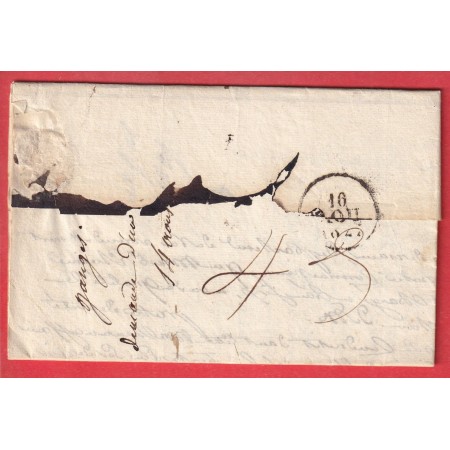 MARQUE P33P GANGES HERAULT 1827 POUR RIANS VAR INDICE 12