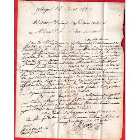 MARQUE P33P GANGES HERAULT 1827 POUR RIANS VAR INDICE 12