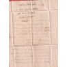CURSIVE 33 ST BAUZILLE DE PUTOIS HERAULT TAXE 25C TAMPON POUR CASTRIES 1852 INDICE 17