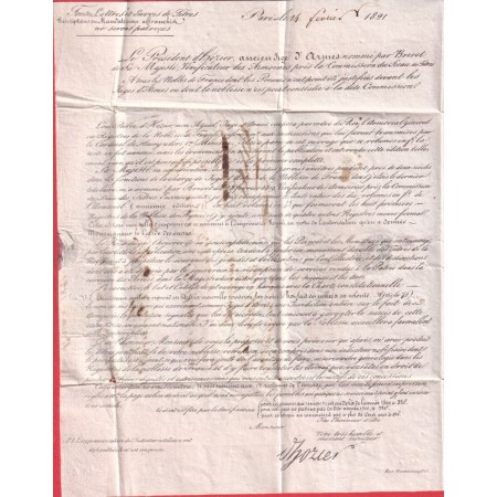 TRIPLE DEBOURSE DEB 45 FUMEL TONNEINS AGEN LOT ET GARONNE 1821 CAVAGNAN CASTEL JALOUX