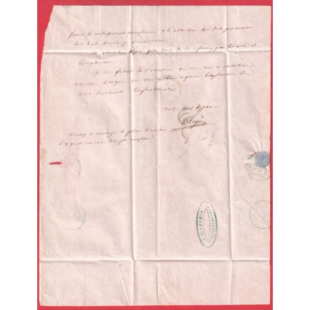CURSIVE 12 ST CHAMAS BOUCHES DU RHONE DATEUR B 1852 INDICE 11 LUNEL HERAULT