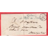 FRANCHISE CABINET DU PREFET DU GARD CAD TYPE 15 NIMES POUR MONTPELLIER 1847