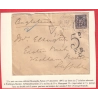 N°97 CAD MUSTAFFA PALAIS ALGER ALGERIE TAXE 5D FBC LONDRES LONDON ANGLETERRE 1897