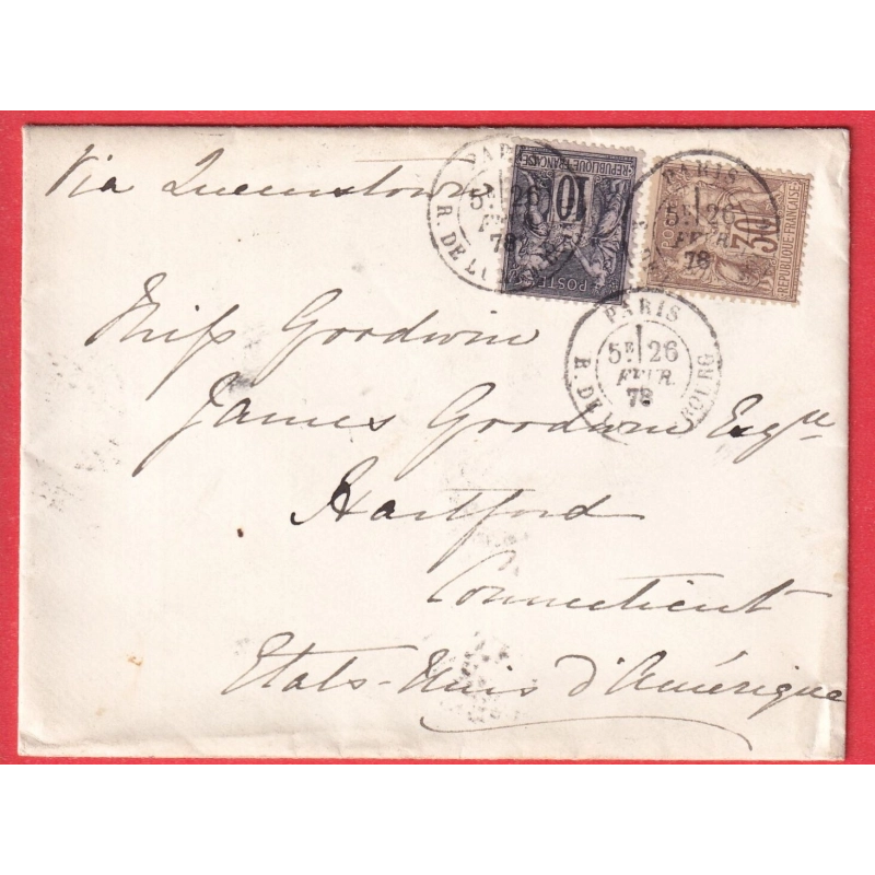 N°69 89 PARIS RUE DU LUXEMBOURG HARTFORD CONNECTICUT ETATS UNIS USA