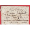 DEBOURSE MANUSCRIT DEB DE VILLENEUVE D'AGEN 1786 LN°7 INDICE 20 REEXP PENNE D'AGENNOIS