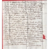 DEBOURSE MANUSCRIT DEB DE VILLENEUVE D'AGEN 1786 LN°7 INDICE 20 REEXP PENNE D'AGENNOIS