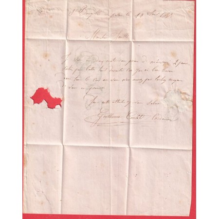 CAD TYPE 22 ST BAUZILLE DE PUTOIS HERAULT 1857 INDICE 11