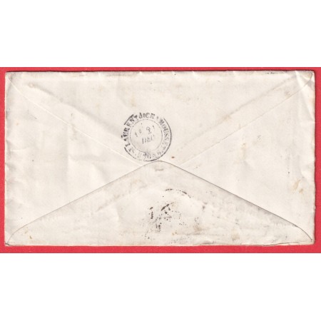 ETATS UNIS USA N°59 PATERSON NEW JERSEY 1880 ST LAURENT DE CHAMOUSSET RHONE FRANCE