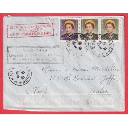 SAIGON VIETNAM 1952 POUR TOULON
