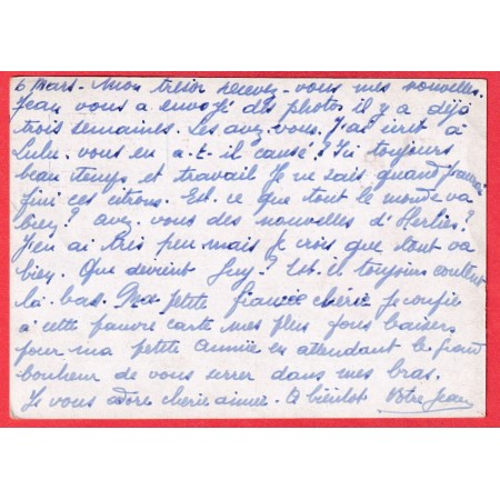 TUNISIE ENTIER PAR AVION 2F30 / 1.90  HAMMAMET 1942 REIMS MARNE