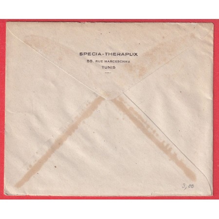 TUNISIE TUNIS RP CHARGEMENT II 1947 POUR ALGER ALGERIE