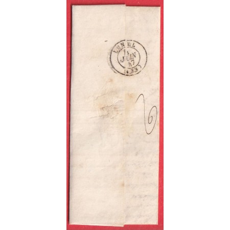 CAD TYPE 15B ROUGE NIMES GARD 1847 LUNEL HERAULT INDICE 10