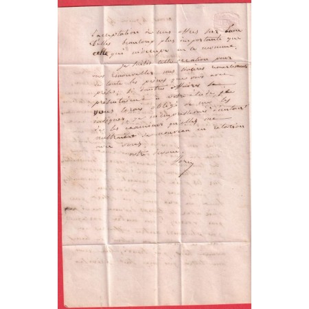 CAD TYPE 15B ROUGE NIMES GARD 1847 LUNEL HERAULT INDICE 10