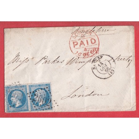 N°22 PAIRE GC 2602 NANTES LOIRE INFERIEURE LONDRES LONDON ANGLETERRE