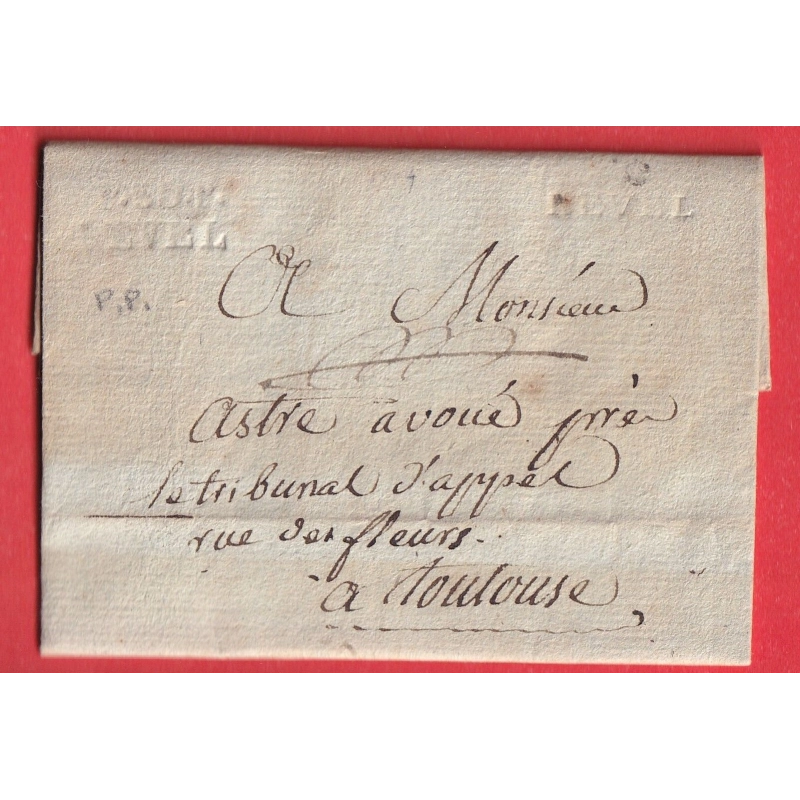 MARQUE A SEC P30P REVEL + 30 REVEL AN12 1804 HAUTE GARONNE POUR TOULOUSE