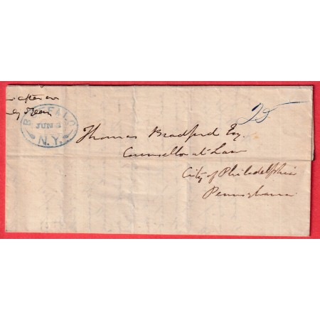 BUFFALO ETATS UNIS USA 1840 PHILADELPHIE PHILADELPHIA
