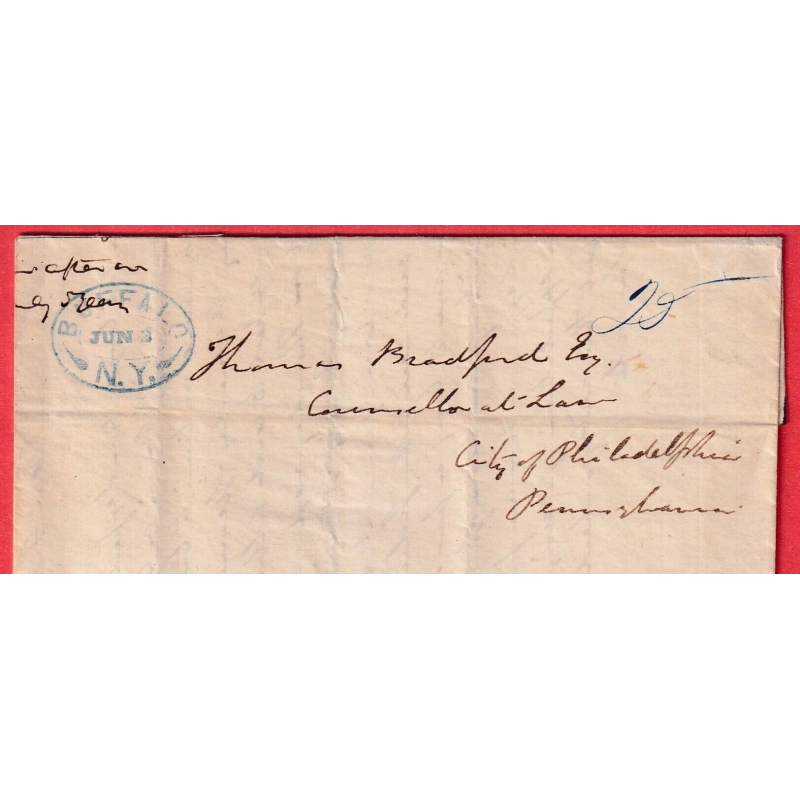 BUFFALO ETATS UNIS USA 1840 PHILADELPHIE PHILADELPHIA