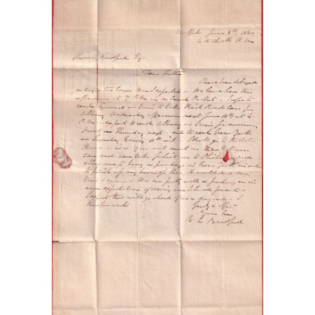 BUFFALO ETATS UNIS USA 1840 PHILADELPHIE PHILADELPHIA