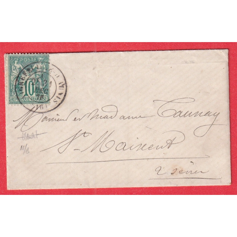 N°65 TARIF CARTE DE VISITE AIGREFEUILLE D'AUNIS CHARENTE INFERIEURE ST MAIXENT DEUX SEVRES