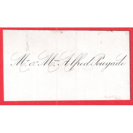 N°65 TARIF CARTE DE VISITE AIGREFEUILLE D'AUNIS CHARENTE INFERIEURE ST MAIXENT DEUX SEVRES