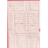CURSIVE 45 PRAYSSAS LOT ET GARONNE 1850 TAXE 2 FABRICATION LOCALE POUR BORDEAUX INDICE 14