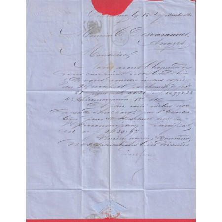 N°16 TTB PC 842 CHERBOURG MANCHE POUR ANGERS