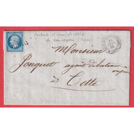 N°14 CONVOYEUR STATION ESSAI MONTPELLIER A CETTE 4 CONV. 1858 INDICE 17