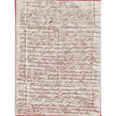 N°14 CONVOYEUR STATION ESSAI MONTPELLIER A CETTE 4 CONV. 1858 INDICE 17