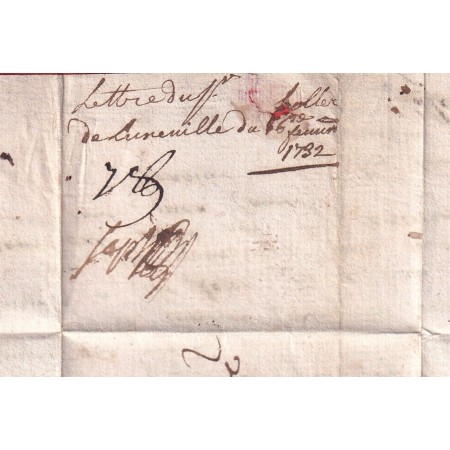 MARQUE LUNEV LUNEVILLE LN°1 1732 INDICE 18 MEURTHE ET MOSELLE POUR LYON