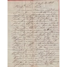 LETTRE EN REBUT DE LYON RHONE 1838 LUNEL HERAULT AU DOS Don Gle DES POSTES RENSEIGNEMENTS REFUSE MANUSCRIT