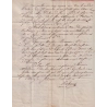 LETTRE EN REBUT DE LYON RHONE 1838 LUNEL HERAULT AU DOS Don Gle DES POSTES RENSEIGNEMENTS REFUSE MANUSCRIT