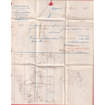 N°30 38 GC 260 AVIGNON VAUCLUSE POUR LISLE