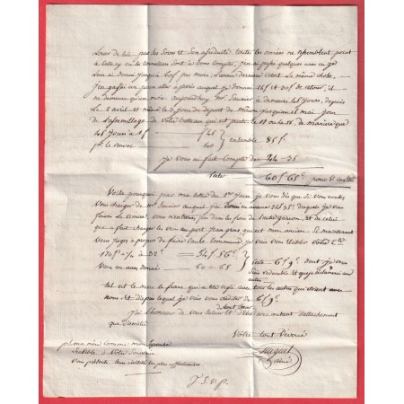 MARQUE 70 LA MAISON BLANCHE SAONE ET LOIRE 1813 ROUEN SEINE INFERIEURE INDICE 16