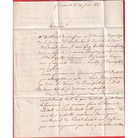 MARQUE P66P DELLE HAUT 1825 POUR COLMAR TERRITOIRE DE BELFORT 25X11 INDICE 16