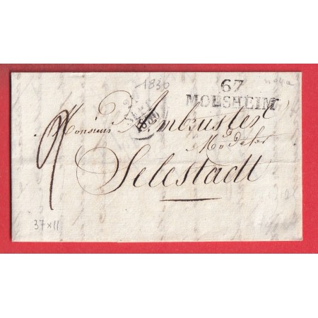 MARQUE 67 MOLSHEIM BAS RHIN SELESTAT 37X11 1830 INDICE 16