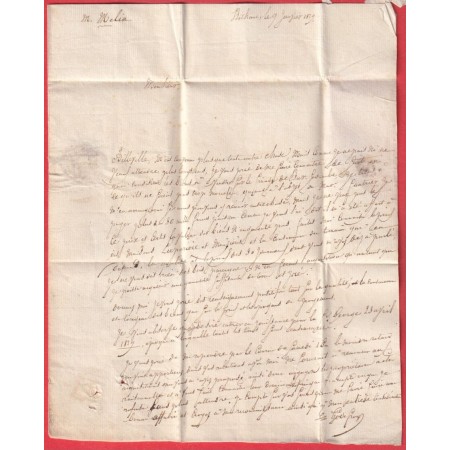 MARQUE P61P BETHUNE PAS DE CALAIS 1819 BAR SUR AUBE PPPP INDICE 11