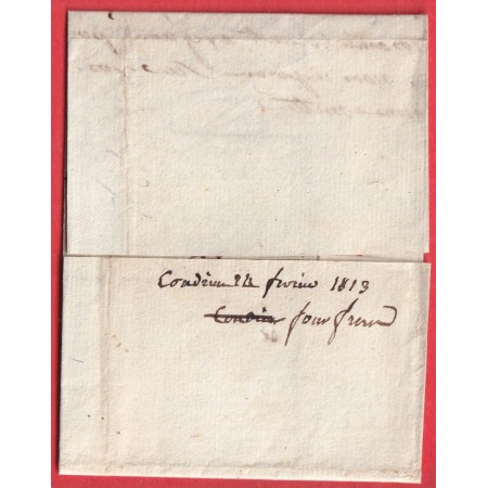 MARQUE 68 CONDRIEU RHONE EN ROUGE ST GILLES DE GARD 1813 INDICE 11