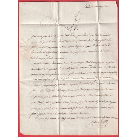 MARQUE 67 LANDAU BAS RHIN 1813 MAYENCE MAINZ ALLEMAGNE INDICE 14