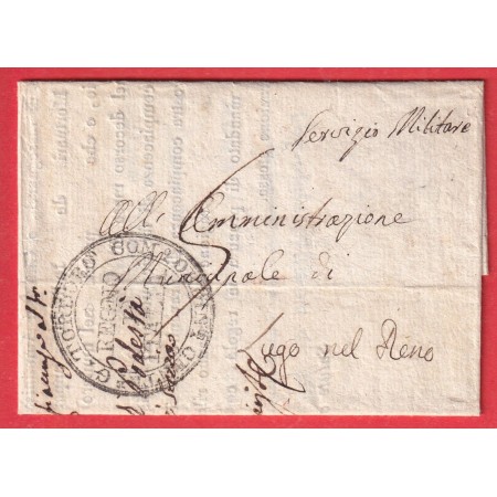 FRANCHISE HOPITAL MILITAIRE MILAN MILANO ITALIE ITALIA LUGO NEL RENO 1807 OSPEDALE MILTARE DI MILANO